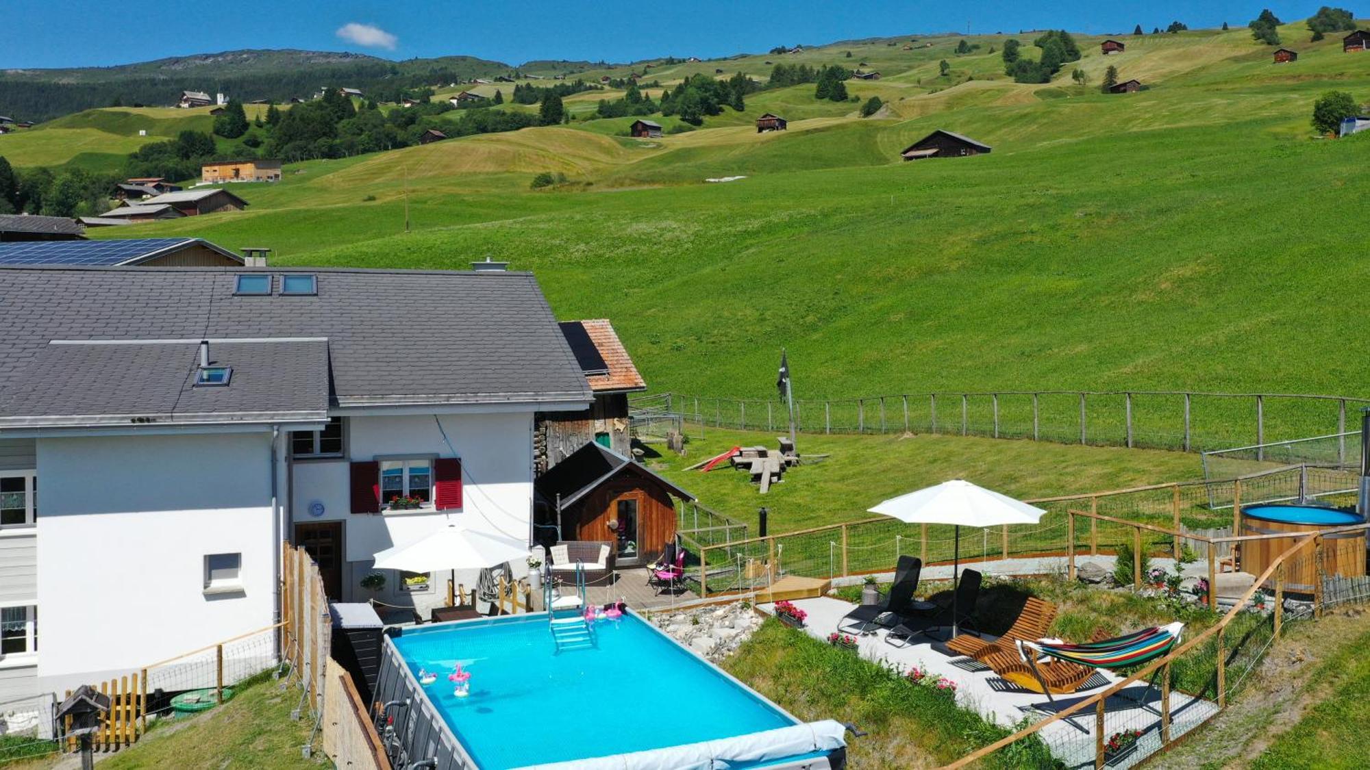 Gasthaus Alpina Tschappina Εξωτερικό φωτογραφία